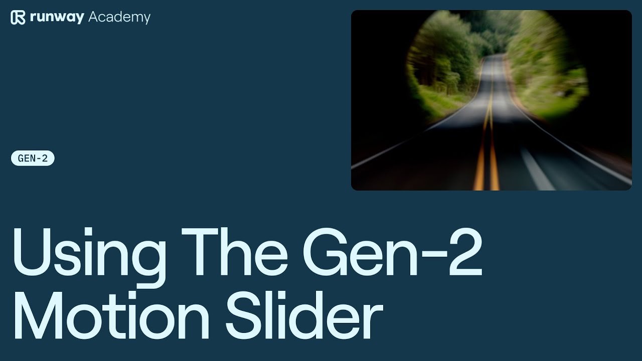 How to Use Gen-2 Motion Slider in Runway