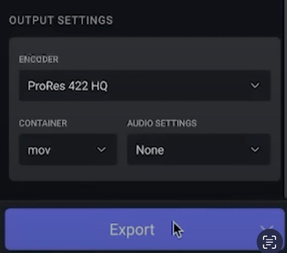 exporting video on runway video editor