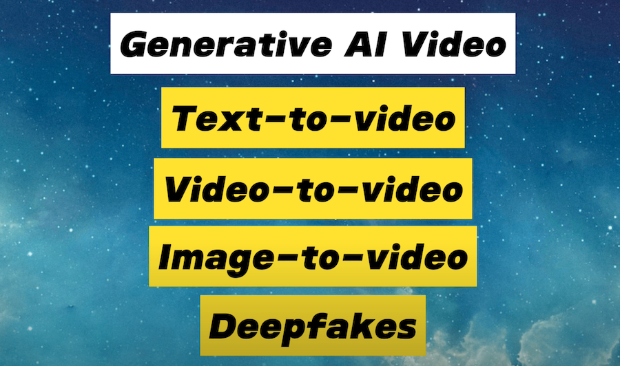 4 Generative AI Video Concepts